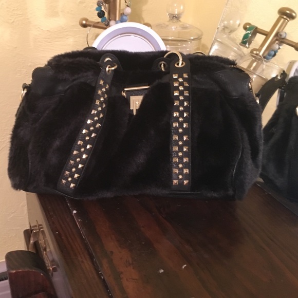 Olivia and Joy fur purse