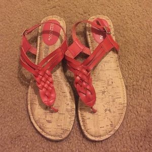 Red Sandals
