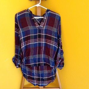 Long flannel shirt