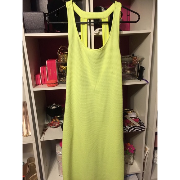 Charlotte Russe Neon Yellow Dress