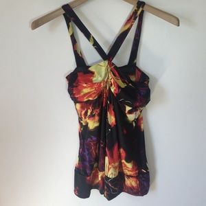 Wet seal cross tank top🌴🌅