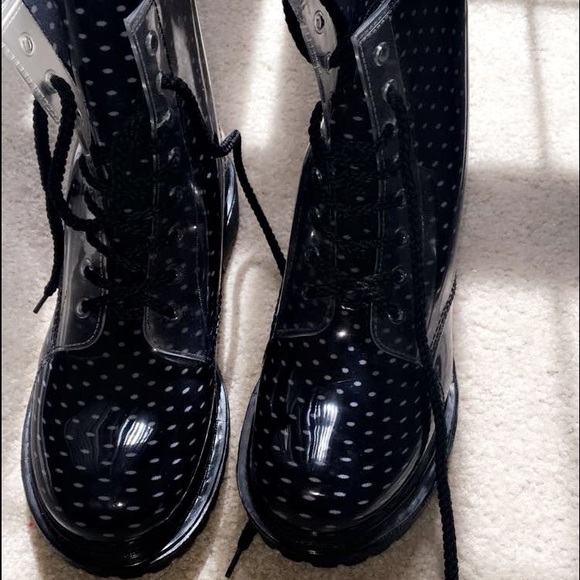 Polka Dot Rain boots