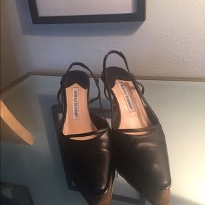 Manolo Blahnik pointed toe heels