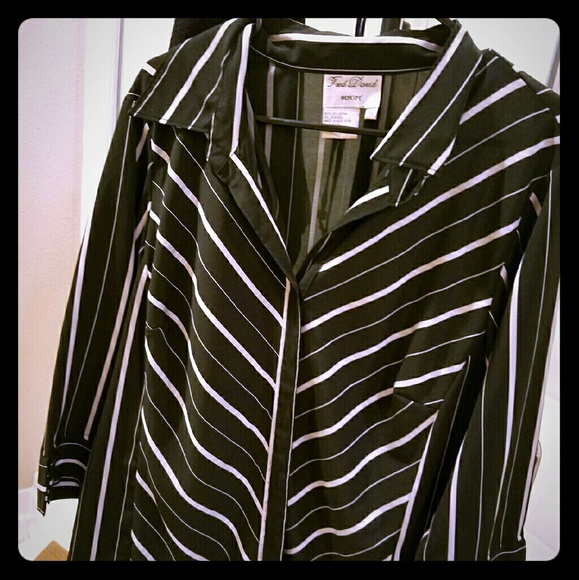 Black n white blouse