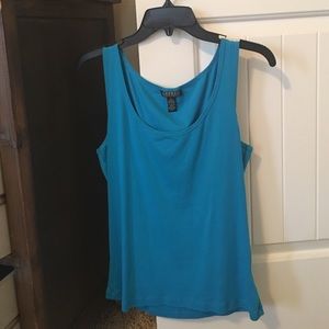 Blue Ralph Lauren tank top