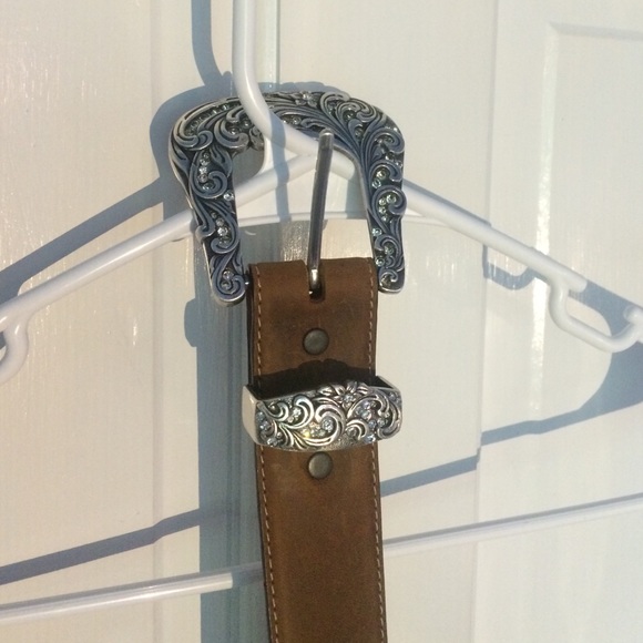 Brown cowboy belt
