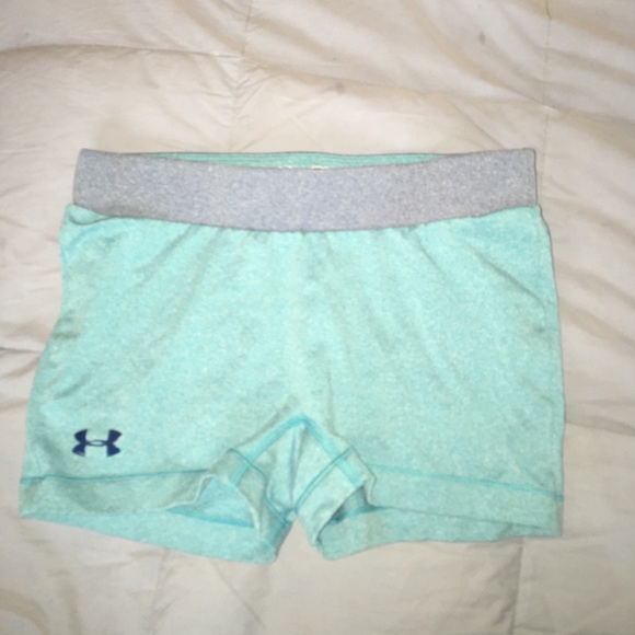 Stretch turquoise under armor spankies.