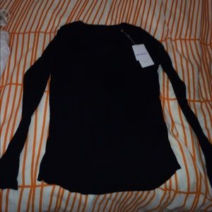 Zadig & Voltaire. Black long sleeve shirt