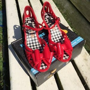 Red Wedged HARAJUKU❤️❤️LOVERS bought at Modcloth.