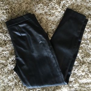 Zara, Black leather pants
