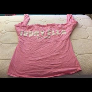 Pink Long Sleeved Ivory Ella Jersey Shirt