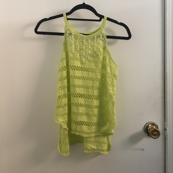 Free people Bright yellow tunic