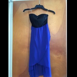 Royal blue and black dress-never worn