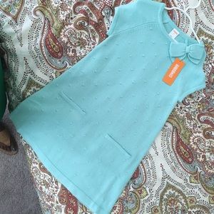Mint Gymboree Sweater Dress with Bow - Girl 8