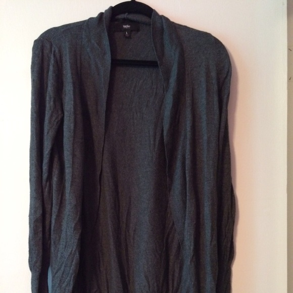 Mossimo Supply Co. Sweaters - Gray Mossimo Open Cardigan