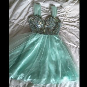 Formal mint dress