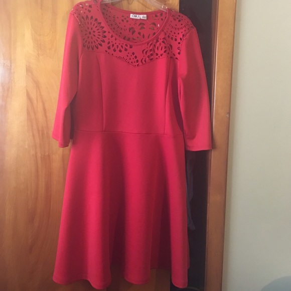 Red Skater Dress