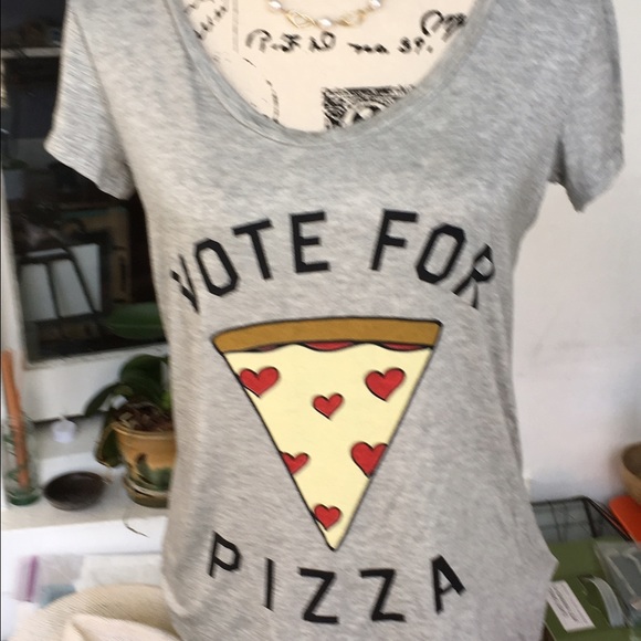 Vote for pizza t-shirt