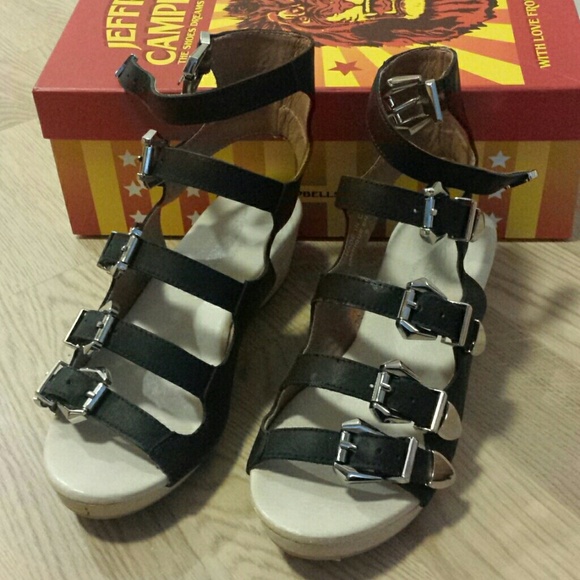 **FINAL SALE** Jeffrey Campbell Black Clogs