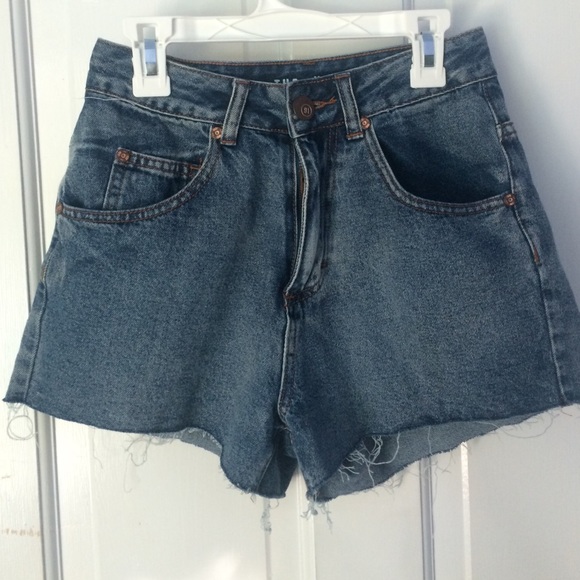 High rise Jean shorts