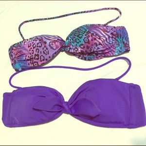 ❌SOLD❌Bundle! VS Bandeau Bikini Tops