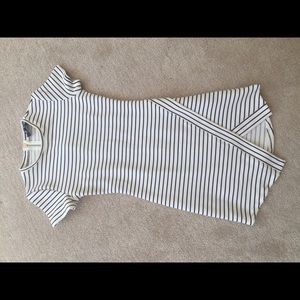 Lulu's navy striped yacht club dress