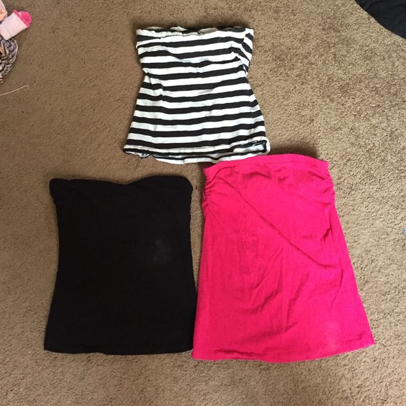 3 pack tube tops