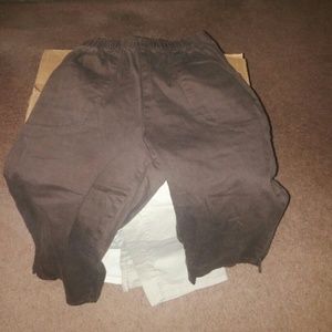 Brown capri jeans pants 18W.  Woman within stretch