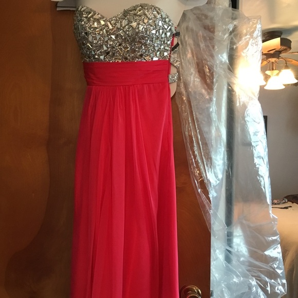 Pink prom dress