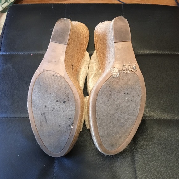 Gold Summer wedges - Picture 4 of 4