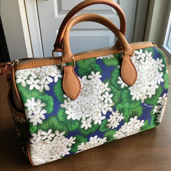 ⛔️SOLD Dooney & Bourke Hydrangea Satchel Set - Picture 2 of 4