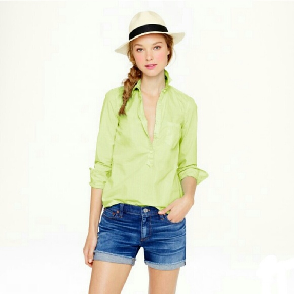 J. Crew Tops - 💙HP!💙 J. Crew Classic Popover Button Down Shirt