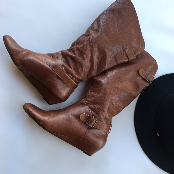 Brown Leather Boots