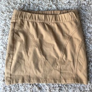 High waisted stretchy mini pencil skirt