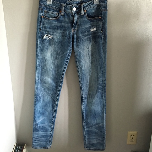 American Eagle stretch skinny jeans, size 6!