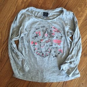 Baby Gap Long Sleeve Embroidered Tee 4T