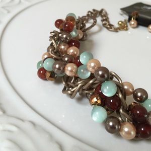 Beaded Necklace & Earring Set