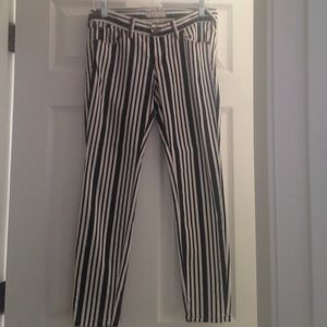 Free People Stripped Skinny Jeans