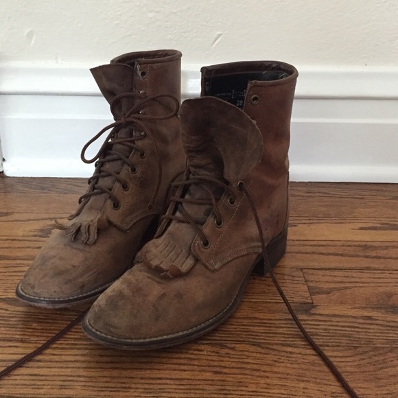 Vintage combat boots
