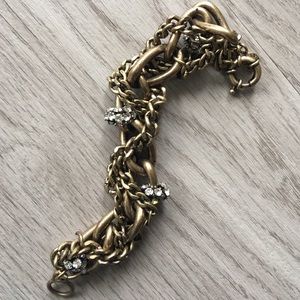 JCrew Multi Chain Bracelet
