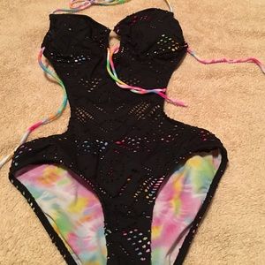 Ocean Pacific one piece with cut outs
