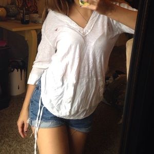 Hollister pulliver hooded T shirt