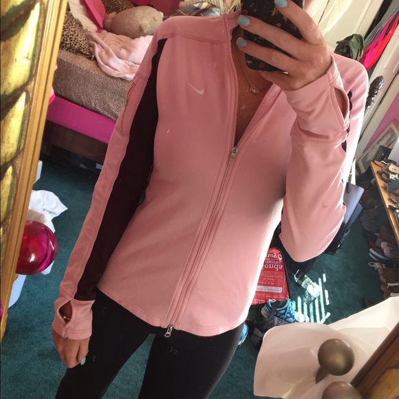 Nike fit dry running sweatshirt/jacket size small