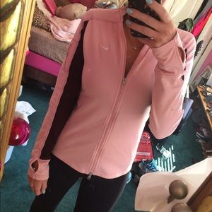 Nike fit dry running sweatshirt/jacket size small