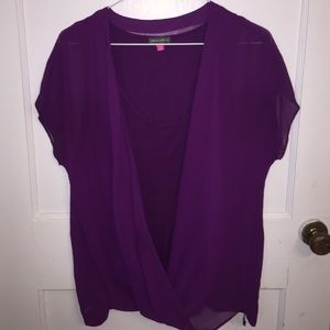 Vince Camuto purple top
