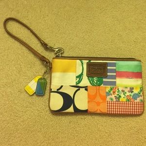 Coach Patchwork Large Wristlet