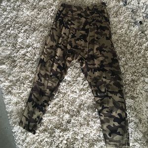 Drop crotch, army harem pants