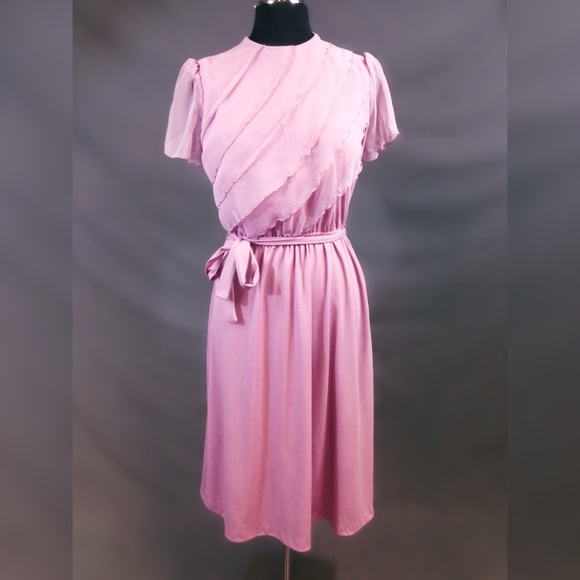 🎃🎃🎃VTG purple dress | Union Label ~60s/70s