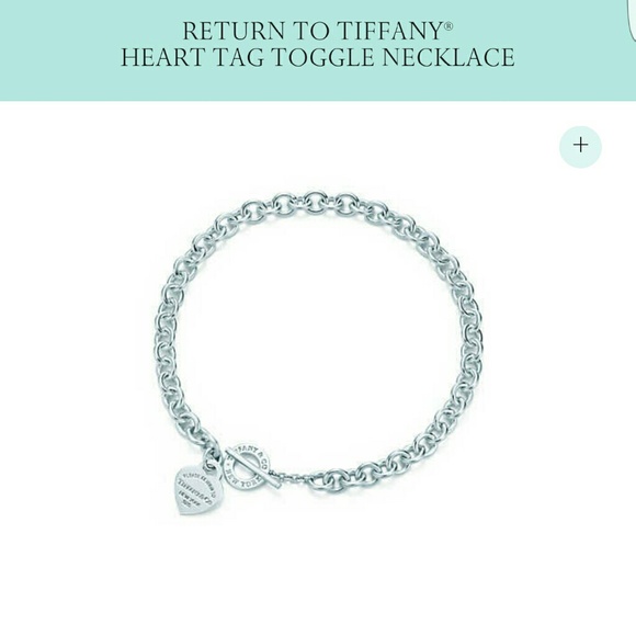 TIFFANY Return to Tiffany Heart Tag Toggle Necklac