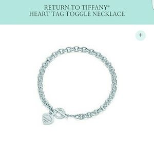 TIFFANY Return to Tiffany Heart Tag Toggle Necklac